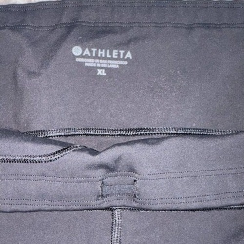 Athleta Leggings Black Mid Rise Size XL - Picture 2 of 4